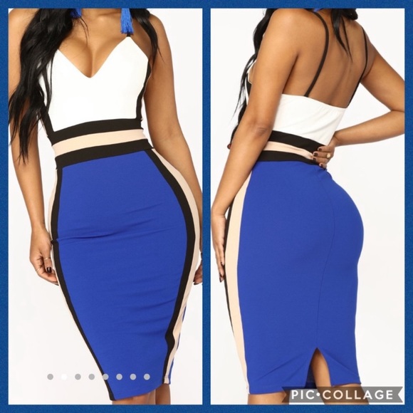 Fashion Nova Dresses & Skirts - NWOT Fashion Nova Queen Of The Night Royal Dress